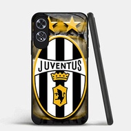 GK-42 JUVENTUS Glass Casing for OPPO Reno A60 A79 A38 11 8T 11F A78 A98 A58 A18 5G