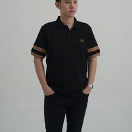 Fred Perry Bold Tipped BlackPOLO Original T-Shirt/ Fred Perry AuthenticPOLO