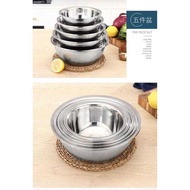 Multipurpose Pot Strainer Joyoung Bowl Versatile Strainer Drain Stainless Steel 5 PCS - ASY70