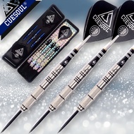CUESOUL 90% Tungsten 22g/24g/26g Steel Tip Tungsten Darts with Slim Case