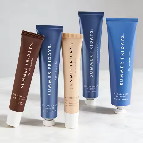 Summer Friday's Jet Lag Mask The Holiday Trio Set Lip Butter Balm Hot Cocoa Toasted Marshmallow Mois