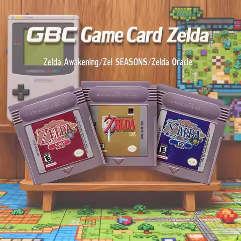 Zelda GBC Card 16 Bit Video Game Cartridge Console Card for Gameboy Awakening Oracle of Seasons Clas