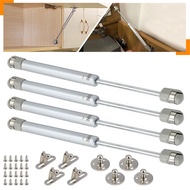 4PCS Furniture Cabinet Door Stay Soft Close Hinge Hydraulic Gas Lift Strut Support Rod Pressure 100/