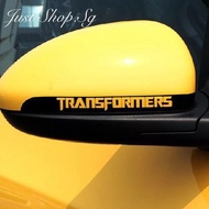 SG Instock! Transformers car side mirror sticker