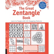 [100% Original Books] - The Great Zentangle Book : Learn to Tangle with 101 by Beate Winkler (US edi