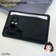 LUCKYSTOREGOODS Driver License Cover, Cartoon PU Leather Batman ID Card Holder, Creative Hollow Out 