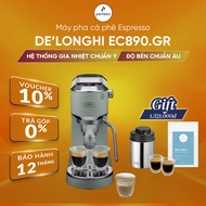 DeLonghi Dedica Duo EC890 Italian Standard Espresso Coffee Maker & Cold Brew 15 Bar