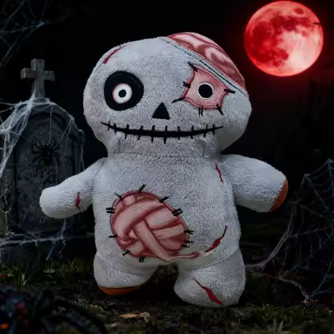 Large Intestine Zombie Plush Toys Halloween Party Atmosphere Decoration Unique Toys Desktop Decorati