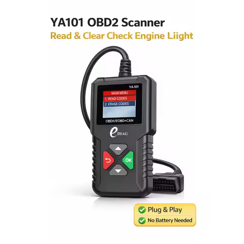 YA101 OBD2 Scanner Car Engine Code Reader Check Engine Light Diagnostic Tool Automotive Fault Code R