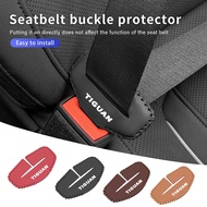 Car seat belt insert protective cover leather safety buckle  For Volkswagen Golf Jetta Passat mk4 mk5 mk6 CC B5 B6 B7 Golf