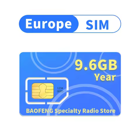 Global Europe IOT SIM Card 4G LTE For Walkie Talkie Global-PTT GxinPOC Zello Roaming Data 365 Days O