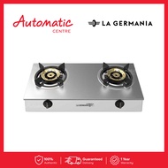 La Germania G-1000MAX 2-Burner Gas Stove with Cast Iron Trivet