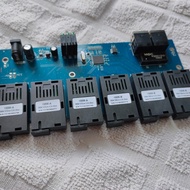 JTTOP" HTB MEDIA CONVERTER FIBER OPTIC 6FO 2LAN 6SC2E 10/100M BOARD ONLY