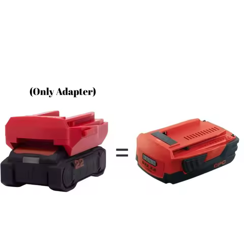 Batteries Converter Adapter for Hilti Nuron 22V Lithium Adapter Convert to Hilti 22V Power Tool With