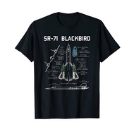 2025 waffle gift for friends SR-71 Blackbird Specs T Shirt TShirt Shirt Men Cotton Tees Tshirt Haraj