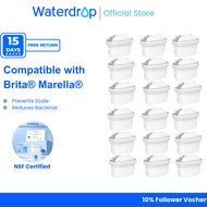 Waterdrop Water Filter Cartridges, Replacement for Brita® Maxtra+® Plus, Maxtra Pro® All-in-1, Compa