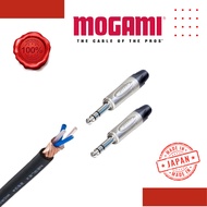 MOGAMI 2534 FLEXIBLE STARQUAD 24AWG OFC MIC CABLE 6MM WITH NEUTRIK 6.3MM STEREO JACK TO NEUTRIK 6.3M