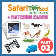 [SG STOCK] (Matching Card) Safari Toob Figurine Part 2 Early Learning Education Children Birthday Present Christmas Gift