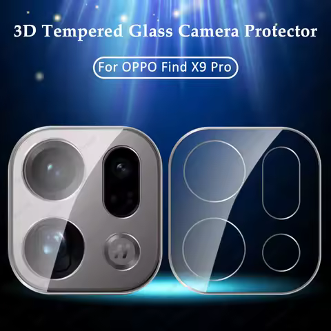 2Pcs 3D Clear Camera Glass Protector For OPPO Find X9 Pro FindX9 FindX9Pro X9Pro 5G Global HD Back L