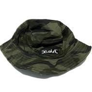 HIJAU X-Girl Camo Bucket Hat Green Size Head Circumference 57 cm