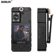 BOBLOV A24 1296P Body Worn Camera 180° Rotate Lens Built-in 2000mAh Battery for 8 Hrs Recording for 