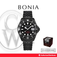 Jam Tangan Pria Bonia BNB10666-1735LE Rantai Jubilee Men Watch Contemporary 2 Straps Set Automatic L
