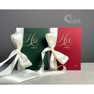 Vows book - Wedding promise card - Model 52