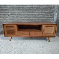 Teak retro tv Table, Teak Minimalist tv Table, Latest tv Table