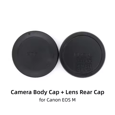 Camera Body Cap Lens Rear Cover Front Cap Protector for Canon EOS M Mount M2 M3 M5 M6 M6II M10 M50 M