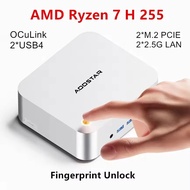 AOOSTAR  Mini PC AMD Ryzen 7 H255 Mini PC Win 11 WiFi 6 USB4 Gaming PC DDR5  Support 4 Display 4K