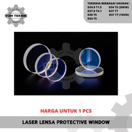 MESIN Laser Machine Protective Lens / Protective Laser Lens Cutting CO2 / Optical Lens Protection He
