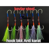 bkk Anti karat xdragon fast jig tenggiri assist hook mata jig