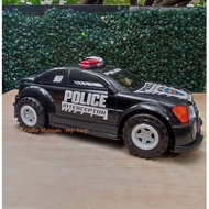 MERAH Jumbo mcqueen plastic car toys, red sedan cars, large mcqueen plastic, large police sedan cars