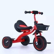 Children's Tricycle with Music Bicycle 1-3-6 Years Old Baby Stroller Lightweight Bicycle Kids Bicycl
