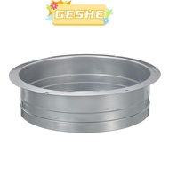 GESH10E Duct Connector Flange, Galvanized Iron 3/4/5/6/8 inch Metal Straight Pipe, Kitchen Pipe Conn
