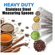 INNO 6PCS Stainless Steel Measuring Spoon Baking Tools Measuring Spoon Precise Measuring Spoon Coffe
