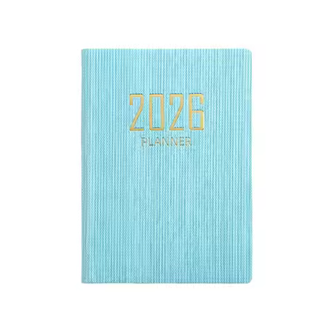 2026 A7 Planner Book 64 Sheets 128 Page Mini Portable Agenda Book Thin Design English Version Weekly
