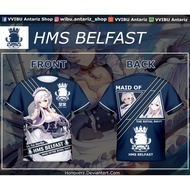 Azur Lane HMS Belfast Anime Fullprint T-shirt