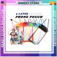 Universal Waterproof Phone Case 6.8 inch Phone Bag Diving Phone Pouch PV Cover