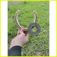 ♞,♘,♙LUCKY HORSE SHOE USED(METAL Ver.) Free Holy Water from Padre Pio At Buhok ng kabayo Authentic