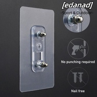 EDANAD Double Hole Screw Sticker, No Punching Variable Distance Traceless Nail, Screw Hook Wall Hang