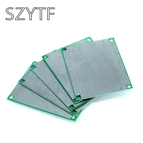 5pcs/lot 6 X 8CM spacing 1.27 universal board ,thickness 1.6mm sided HASL PCB test board