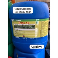 Zagro Trast 15 20L / racun rumput / rumput sambau &amp; rumput kerbau / glufosinate ammonium 13.5 " ready stock "