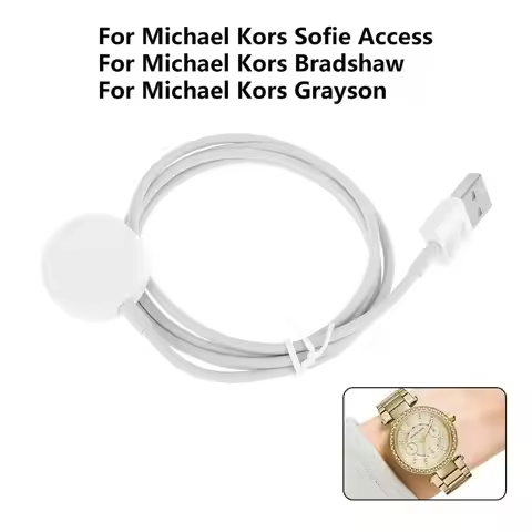 Portable Charging Stand Dock Smart Watch Charger Cable for Michael Kors Access Smartwatch Accessorie