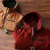 TOMMY HILFIGER 男裝簡約印膠LOGO抽繩連帽保暖棉服男 秋冬季 保暖 Parka Jacket 件褸 外褸 風褸 防風 防水 外套 滑雪褸 Snowboard Ski Jacket