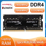 หน่วยความจำผลกระทบ4กรัม8กรัม16กิกะไบต์ DDR4 2400 2666 3200เมกะเฮิร์ตซ์แล็ปท็อปหน่วยความจำอัพเกรดใหม่16กรัม3200เมกะเฮิร์ตซ์ CL20 SODIMM โน๊ตบุ๊ค Ram