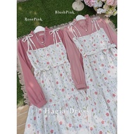Hagia Overall Dress/Gamis Bunga Hagia