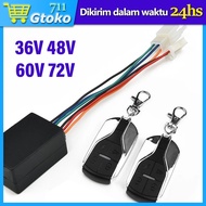 PROMO - Ebike Alarm Sistem Set Alarm Remote Sepeda Listrik Scooter Fiido Ace Alarm 36 - 72 Volt