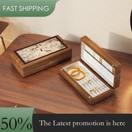 Jewellery Box Solid Wood Exquisite Vintage Accessories Jewellery Organiser Ornament Portable High-En