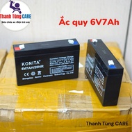 KONITA 6V7Ah children's electric car battery, 6V electric fan, outdoor children's toy car